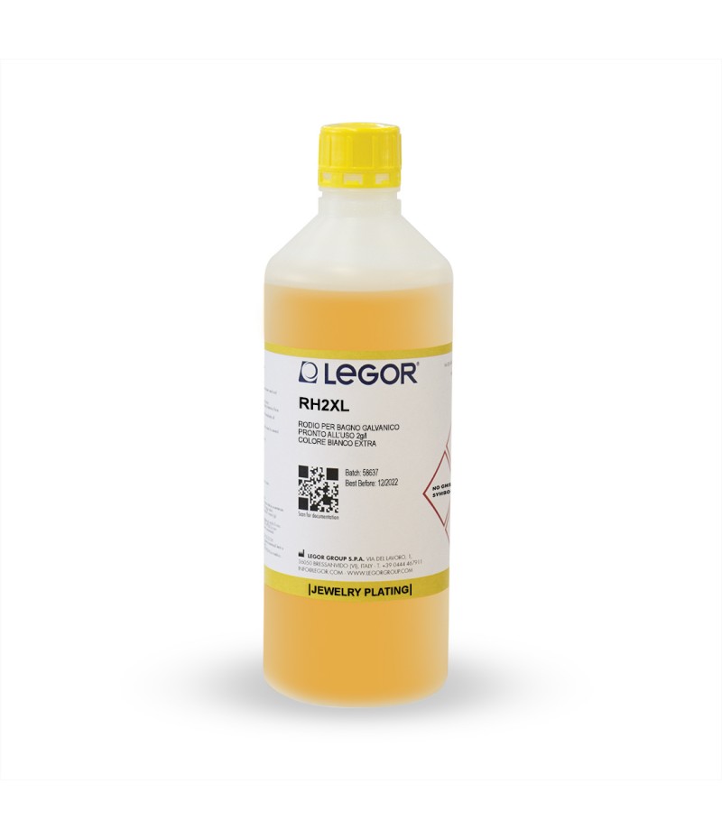 Legor® ​​RH2XL Ultrabright GemBright solución de revestimiento de rodio, a base de ácido