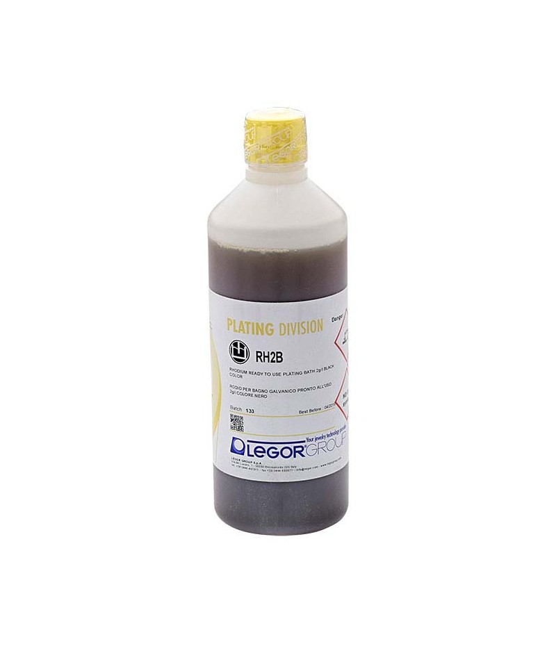Solución de revestimiento de rodio negro Legor® RH2B, a base de ácido