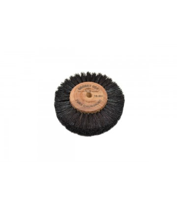 Escobilla circular de madera, 4 hileras de cerdas, 3" de diámetro Grobet USA®