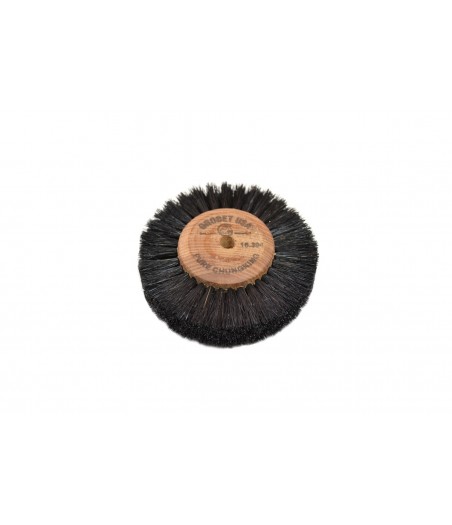 Escobilla circular de madera, 4 hileras de cerdas, 3" de diámetro Grobet USA®