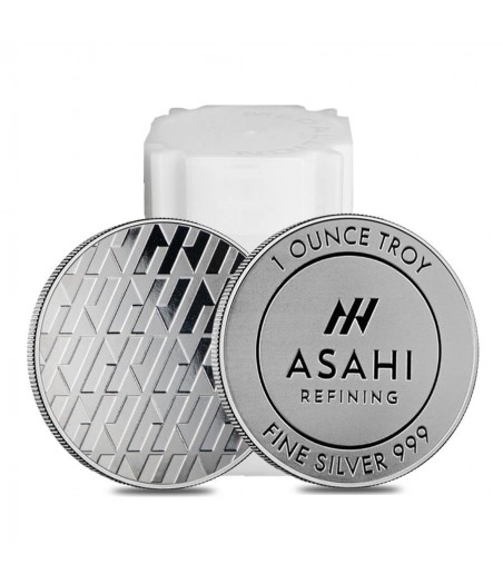 Monedas de Plata acuñadas ASAHI