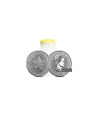 Moneda de Plata "Maple Leaf" Canadiense de 1 Oz troy