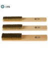 Escobilla manual de bronce premium ORO® con mango de madera
