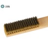 Escobilla manual de bronce premium ORO® con mango de madera