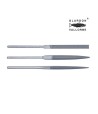 Juego de limas de precisión Glardon Vallorbe® Habilis, 3 unidades, corte suizo N° 1