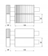 Laminador Durston TUI Doble DSP 130mm Eléctrico